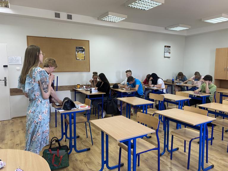 Zajęcia o autoprezentacji dla uczniów w Łukowie 
