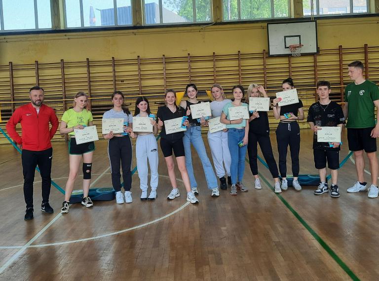 Zawody w Badmintona w Rzemieślniczej Szkole Branżowej I stopnia w Lublinie