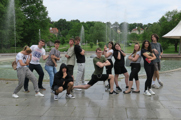 Wymiana młodzieży w Olsztynie zabawa integracyjna