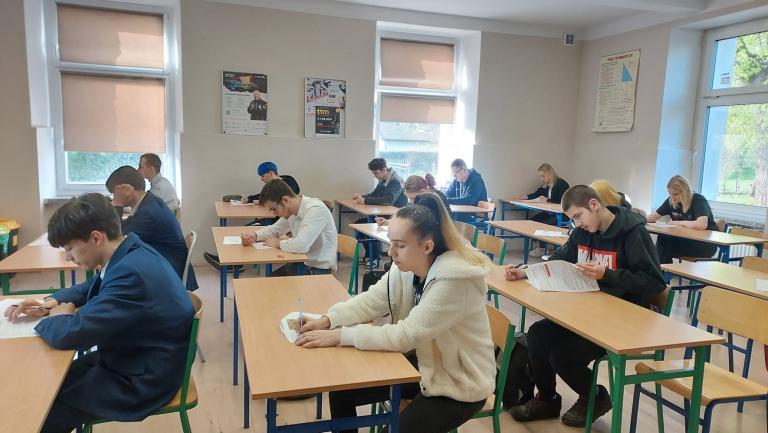 Intensywne przygotowania uczestników ziębickiego Hufca do egzaminów zawodowych.