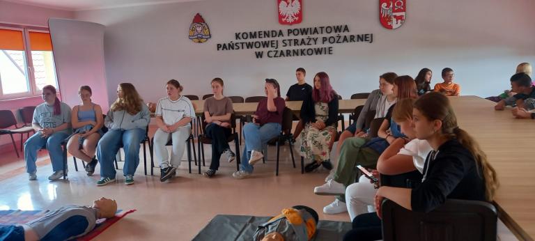 Szkolenie z zakresu pierwszej pomocy przedmedycznej dla uczestników Hufca Pracy w Czarnkowie