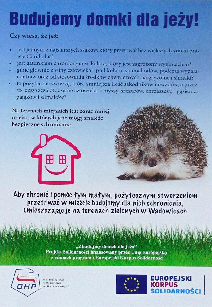 Promocja projektu z EKS w Wadowicach 