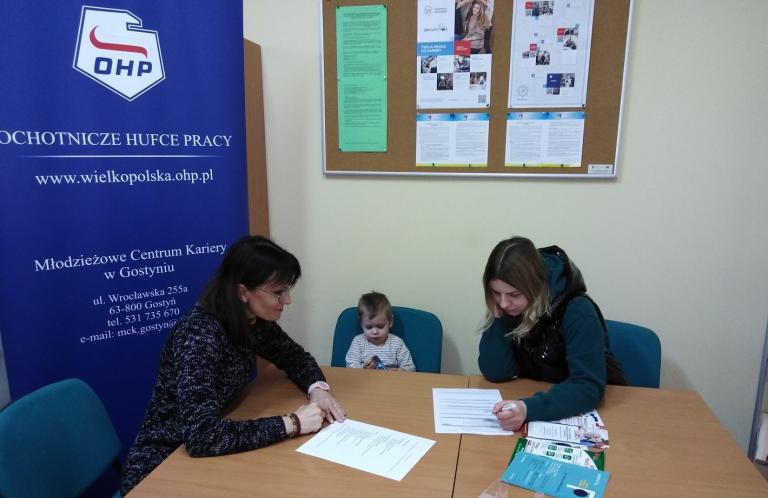 Pośrednictwo pracy w Młodzieżowym Centrum Kariery w Gostyniu