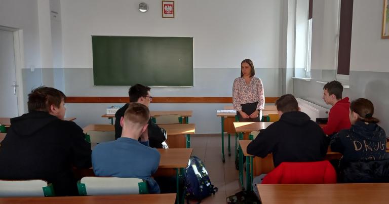 Zajęcia z pośrednictwa pracy i doradztwa zawodowego w Hufcu Pracy w Kościanie