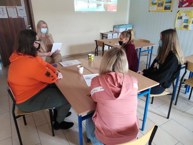 Zajęcia z pośrednikiem pracy i doradcą zawodowym w Hufcu Pracy w Gostyniu