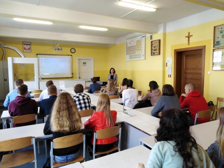 Zajęcia informacyjno-warsztatowe dla uczniów ZSO w Gostyniu