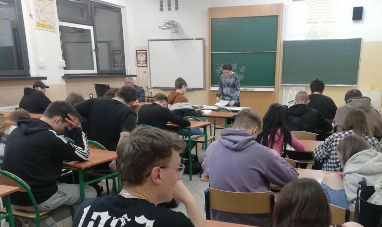 Egzaminy próbne w Hufcu Pracy w Polkowicach