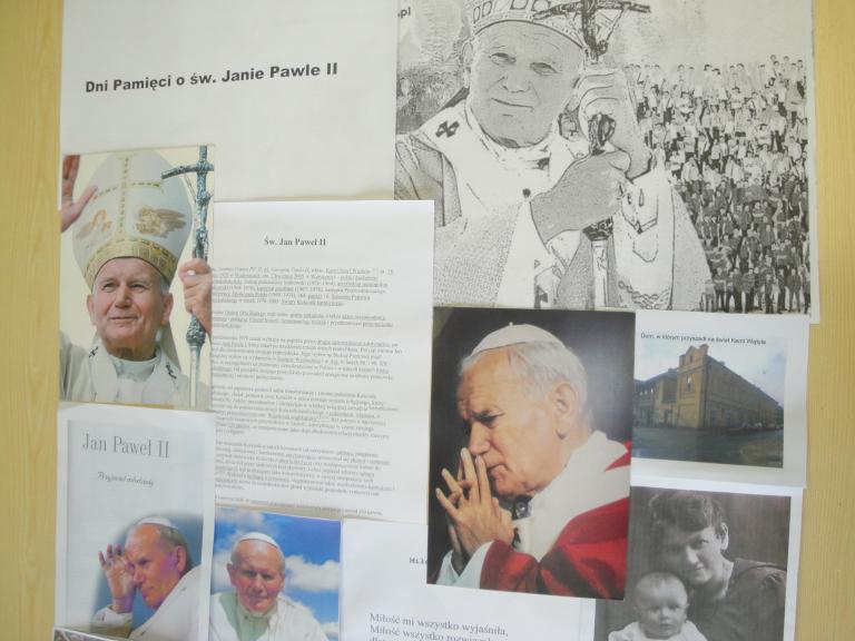 Dni pamięci o świętym Janie Pawle II w Hufcu Pracy Czarnkowie