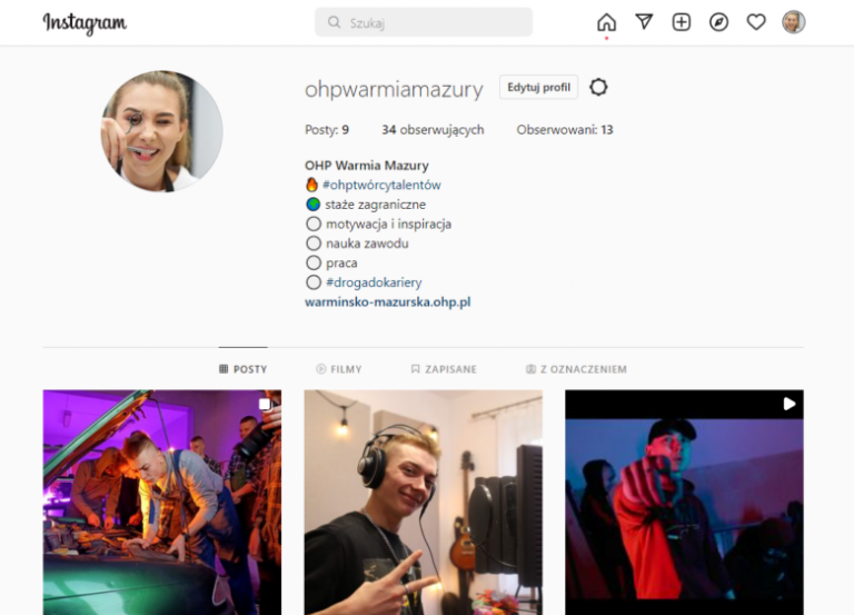 Jesteśmy na instagramie!