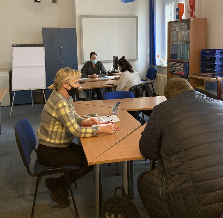 Spotkanie z absolwentami w Centrum Edukacji i Pracy Młodzieży OHP w Kaliszu