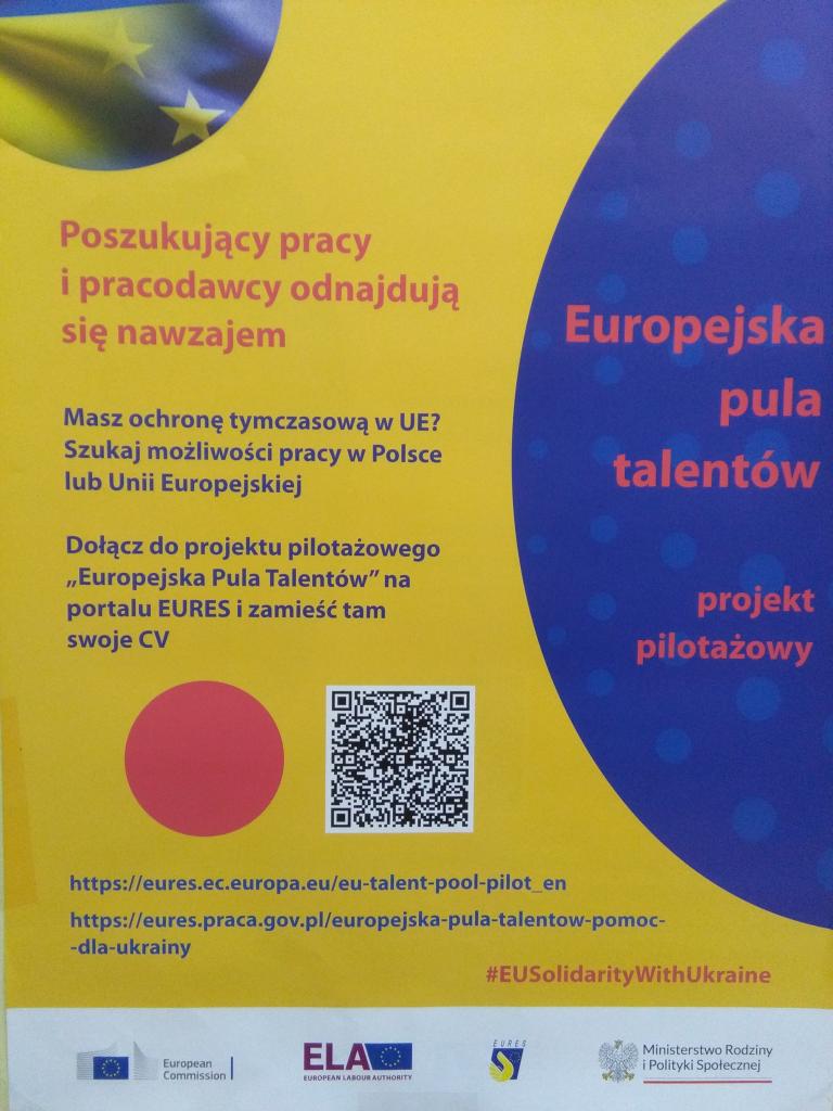 „Europejska pula talentów” projekt pilotażowy