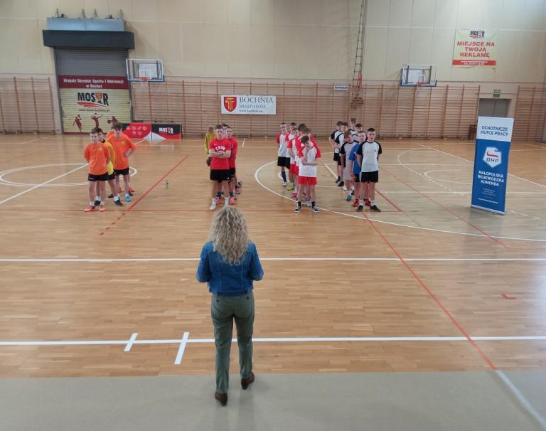 Regionalne mistrzostwa OHP w halowej piłce nożnej chłopców w Bochni