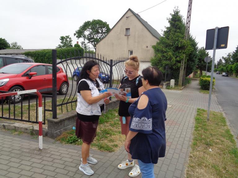 Promocja Ochotniczych Hufców Pracy na terenie miasta Kłecka