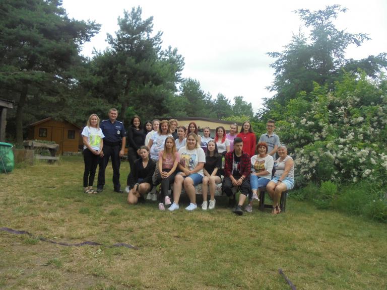 Piknik na zakończenie roku szkolnego w Hufcu Pracy w Turku