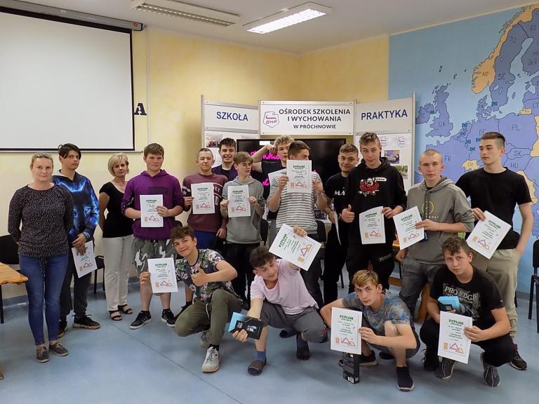 Konkurs matematyczny  „Liczydło” w Ośrodku Szkolenia i Wychowania w Próchnowie 