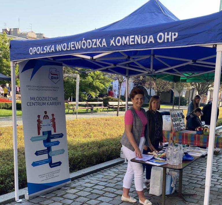 Promocja jednostki MCK oraz Grupy Wychowawczej na kluczborskim jarmarku 