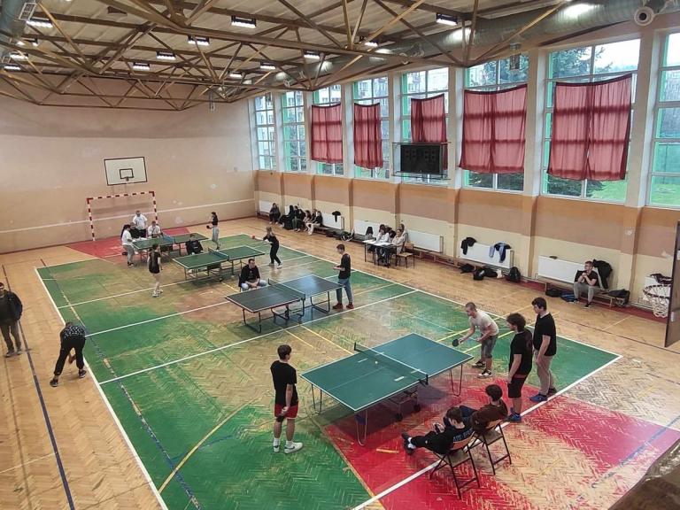 Mistrzostwa Zespołu Szkół Nr 5 w Sanoku w tenisie stołowym