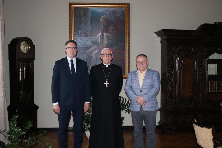Spotkanie w Kurii Metropolitalnej Archidiecezji Katowickiej