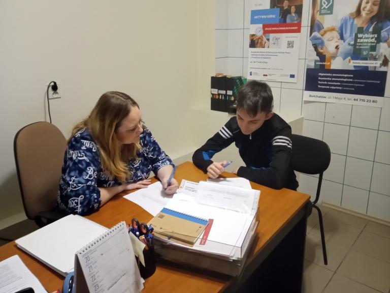 Projekt „Aktywni górą!” – doradztwo zawodowe w Bełchatowie