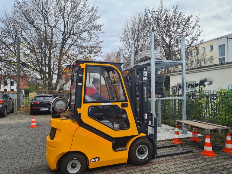 W Bydgoszczy trwa kurs na operatora wózków widłowych