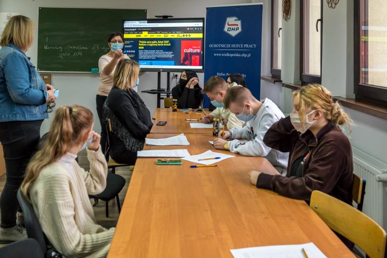 Lekcja historii z Radą Młodzieży w Hufcu Pracy w Turku