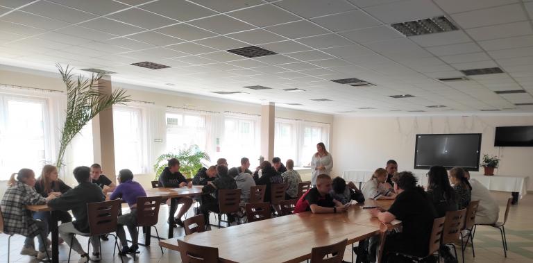 Spotkanie z psychoterapeutą w Ośrodku Szkolenia i Wychowania w Dąbrowie Górniczej