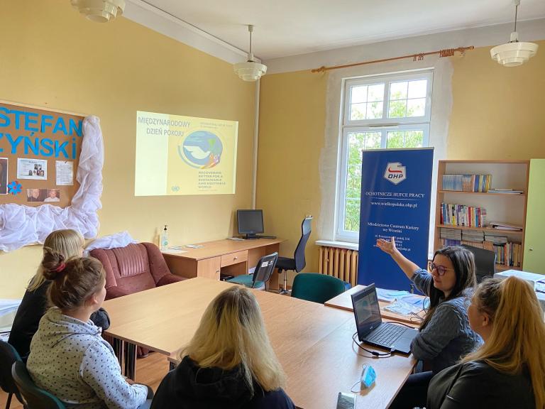 Międzynarodowy Dzień Pokoju we wrzesińskim Hufcu Pracy