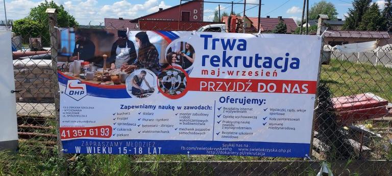 Promowanie Ochotniczych Hufców Pracy  w powiecie pińczowskim