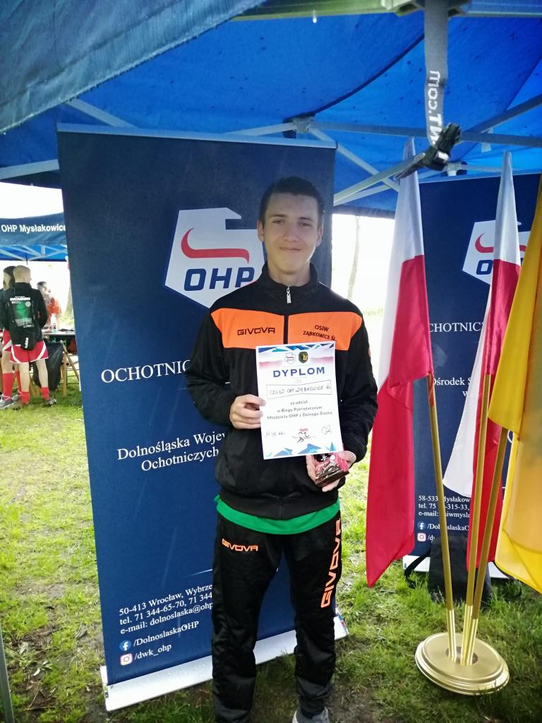 Wychowankowie OSiW OHP Ząbkowice Śląskie wzięli udział w biegu patriotycznym