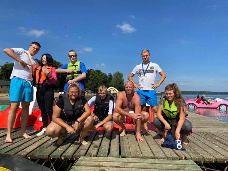 Biwak sportowo-rekreacyjny w Hufcu Pracy we Wrześni