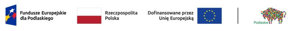 Logotyp Fundusze dla Podlaskiego