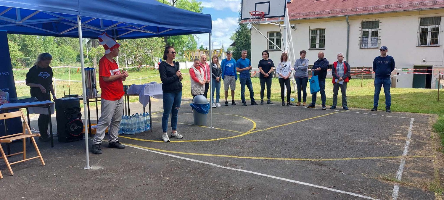 Góra na Biegu Patriotycznym w Mysłakowicach