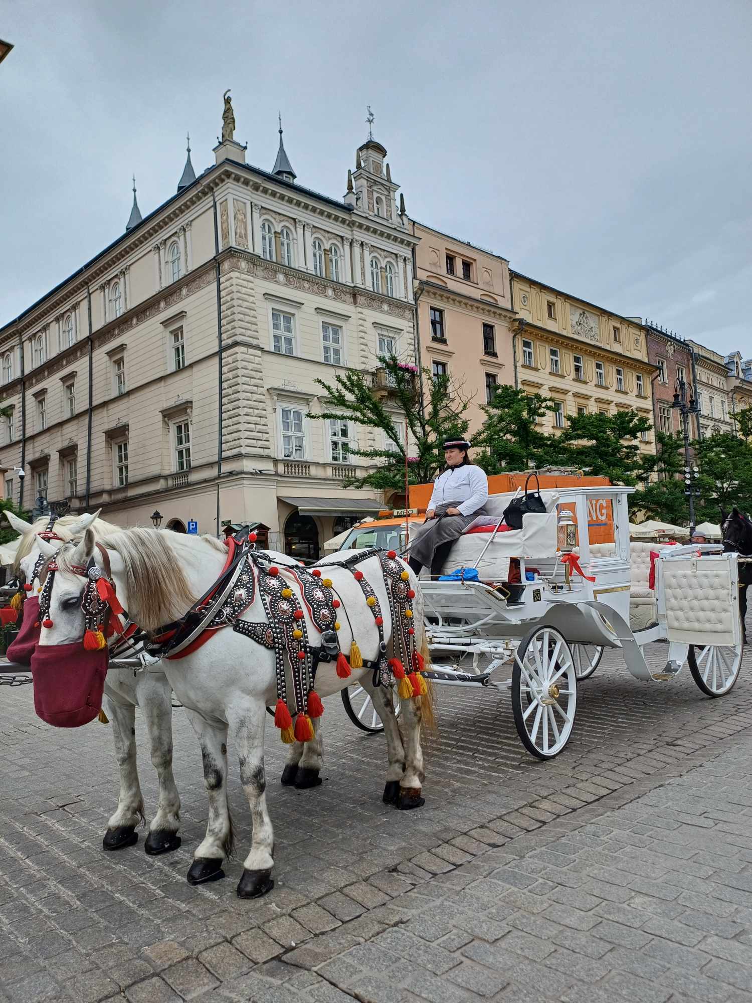 Atrakcja na Rynku Starego Miasta przejażdżka karetą