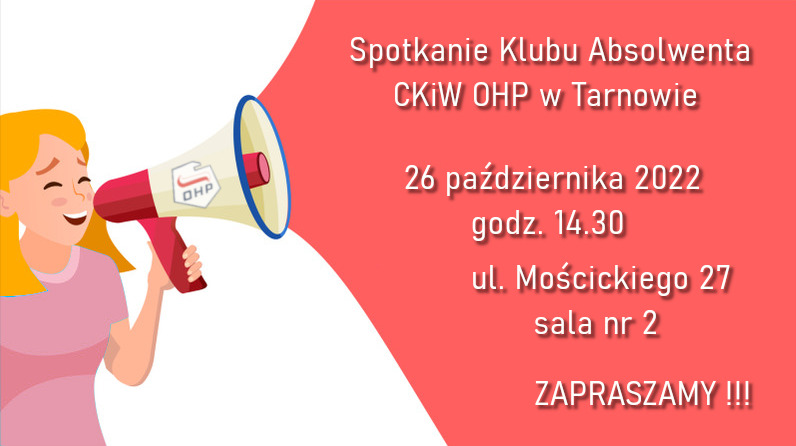 Zjazd Absolwentów 2022 - Zaproszenie - Ochotnicze Hufce Pracy